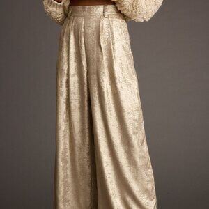 12th Tribe Waldorf Gold Shimmer Trousers (Size S)